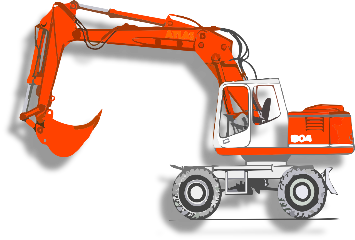 Radlader, Radbagger, Kettenbagger